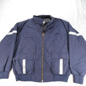 United Airlines Jacket Mens XXL Navy Waterproof Reflective Marshaller 3in1 Shell